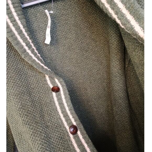 J.Crew Rugged Merino Shawl Collar Cardigan XXL Sage NWT - Picture 9 of 11